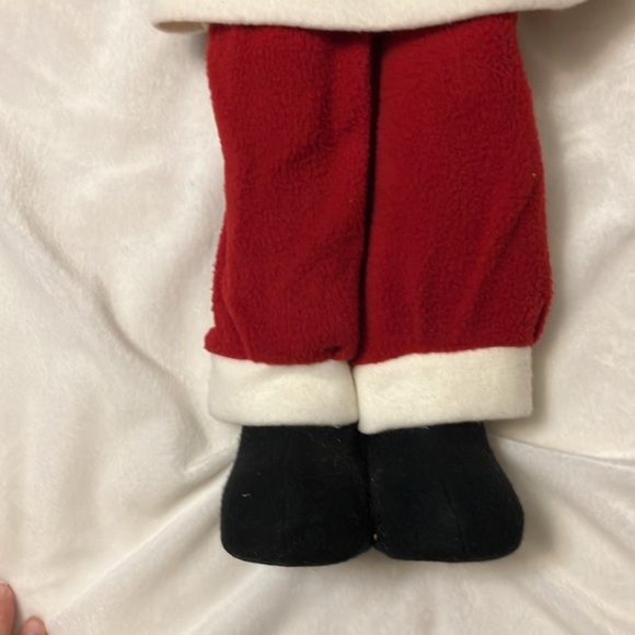 Holiday Standing Snowman holding Lamp with green sweater and scarf 2 foot tall - Picture 6 of 8